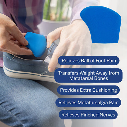 PowerStep Metatarsal Cushions | For Alleviating Ball of Foot Pain