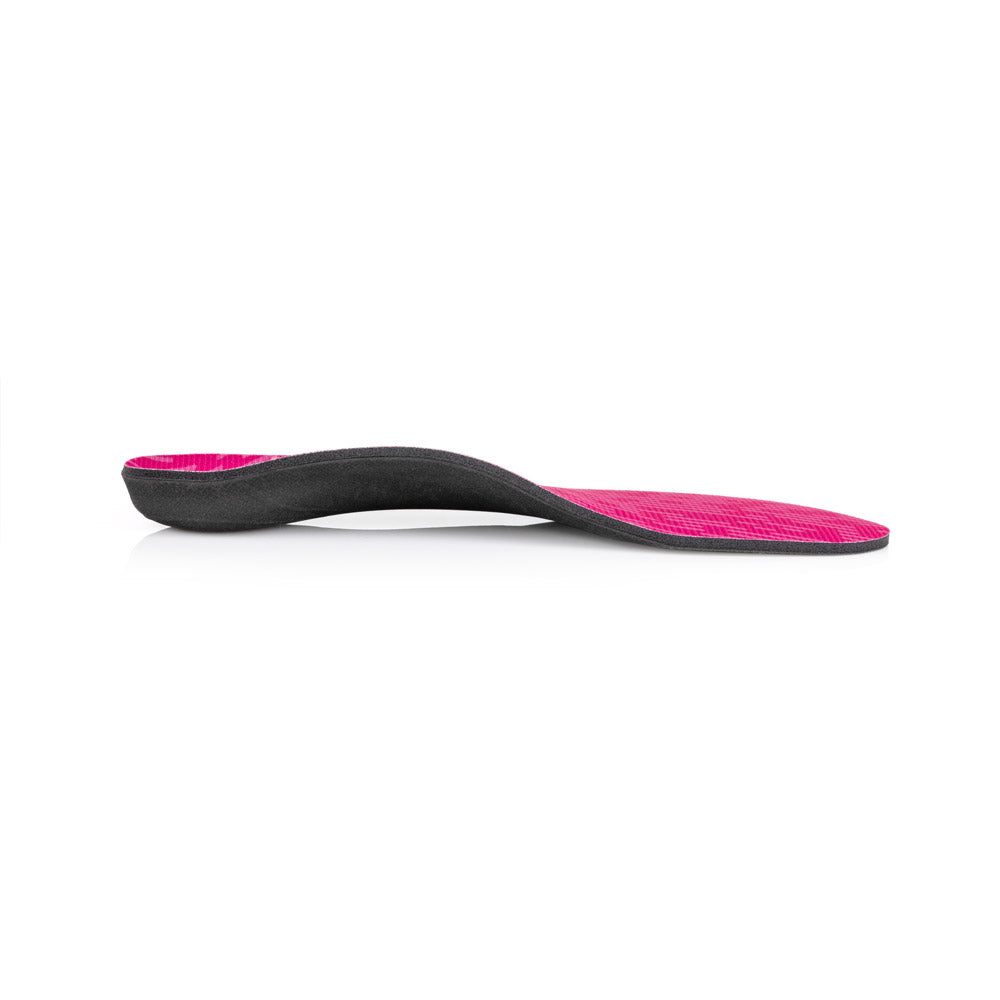 PowerStep Pink Insoles | Arch Pain Relief Orthotic for Women's Shoes