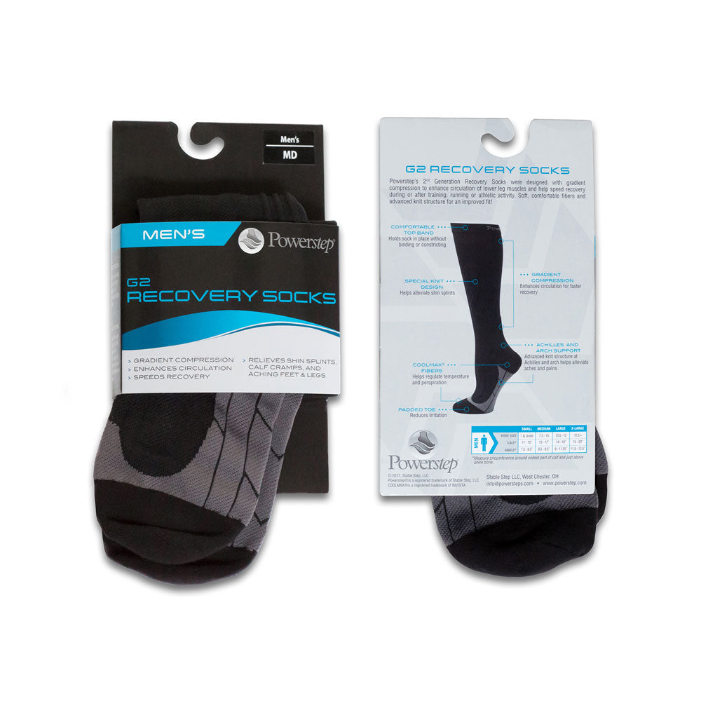 PowerStep G2 Recovery Socks | Enhance Circulation for Faster Recovery