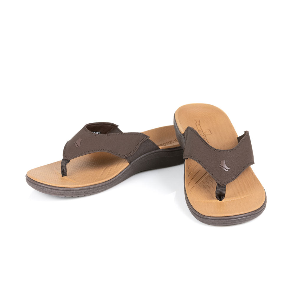 PowerStep Men's Sandals with Arch Support | Orthotic Plantar Fasciitis Relief