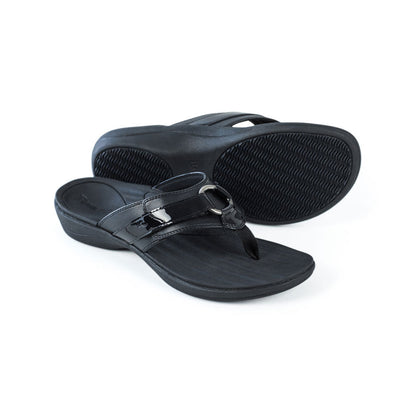 PowerStep Women's Dress Sandals with Arch Support | Orthotic Shoe, Adjustable Straps