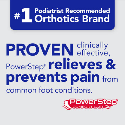 PowerStep ComfortLast Insoles | Cushioning Gel Insoles for Standing All Day