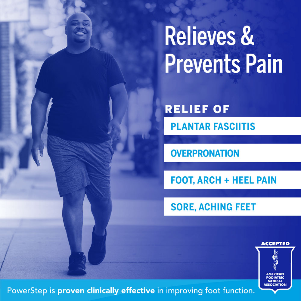 PowerStep Pinnacle Low Insoles | Flat Feet Pain Relief Orthotic, Pronation Inserts