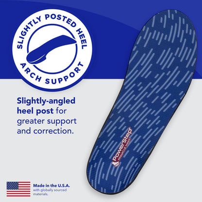 PowerStep Maxx Insoles | Corrective Orthotic Insoles for Overpronation, Max Stability