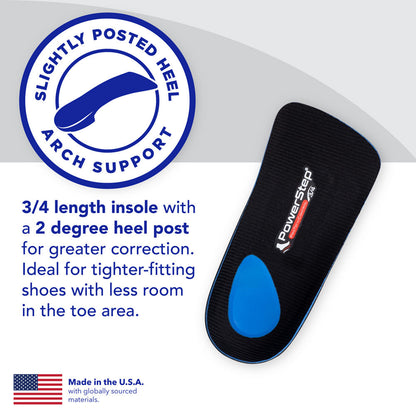ProTech® Control 3/4 | Max Stability, Pain Relief Orthotic for Tight Shoes