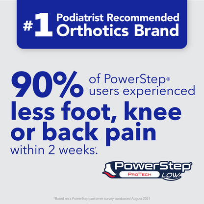 ProTech® Low Arch | Flat Feet Pain Relief Orthotic, Overpronation Insoles